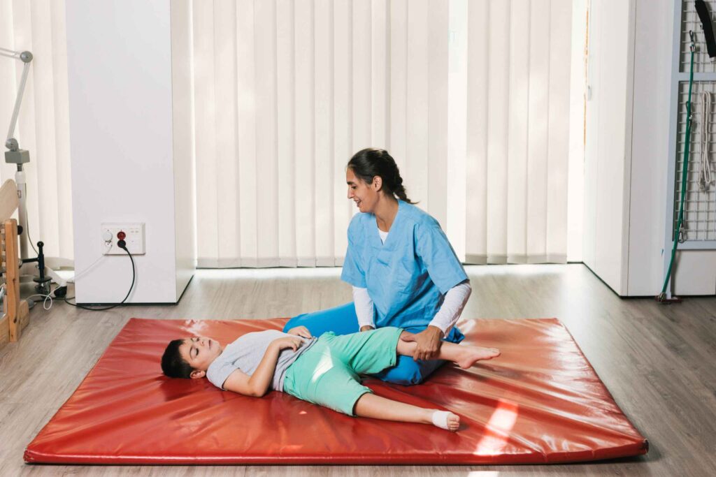 Mustard Seeds (PT) Physical Therapist Assisting Child with Cerebral Palsy